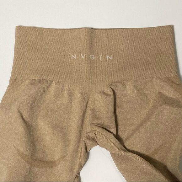 NVGTH Beige Performance Seamless Leggings Women's Size Small - Picture 11 of 14